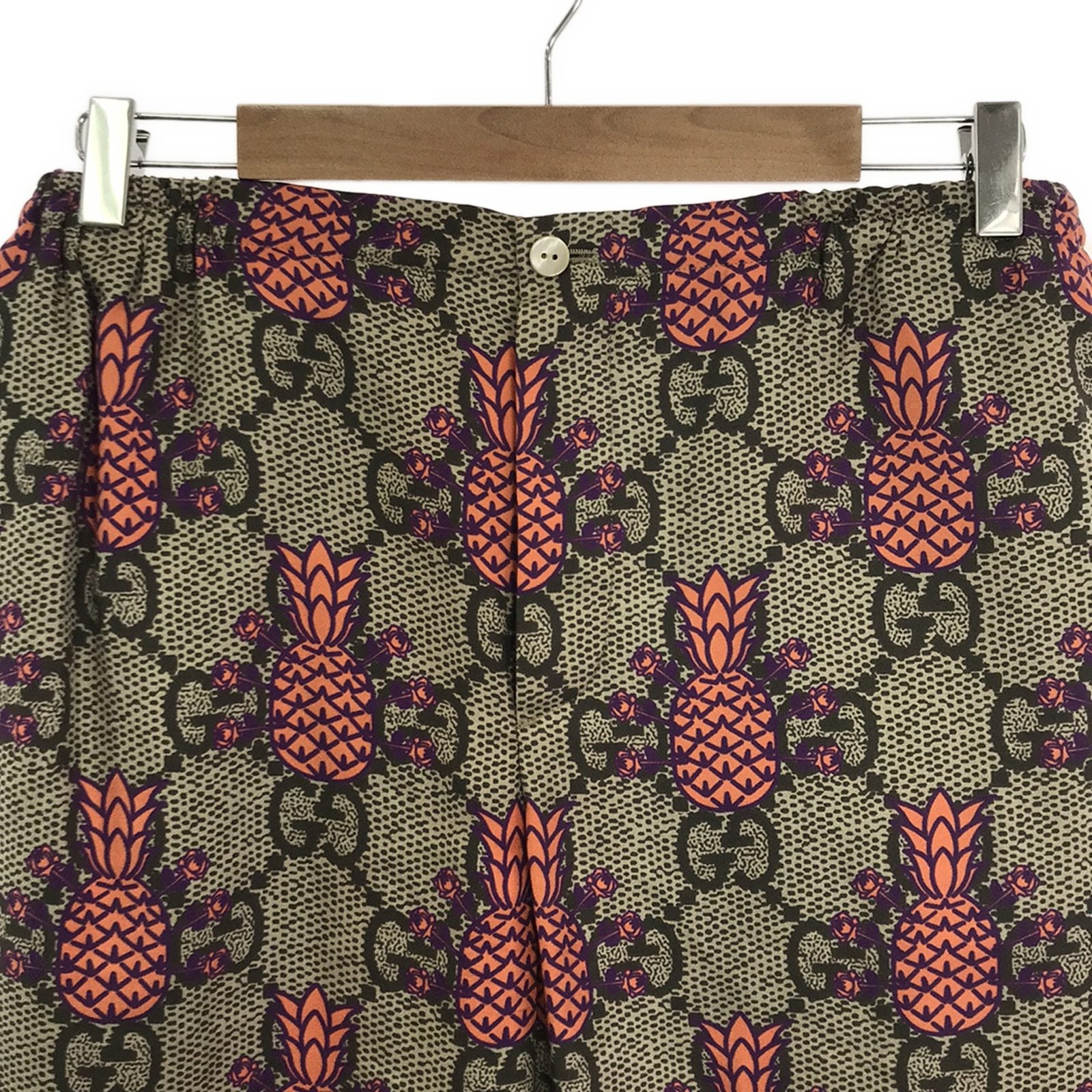 Gucci Silk Shirt/Pants Set Khaki