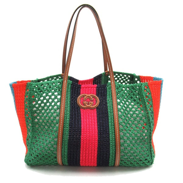 Gucci Woven Interlocking G Tote Bag  Others Tote Bag 746006 in Good condition