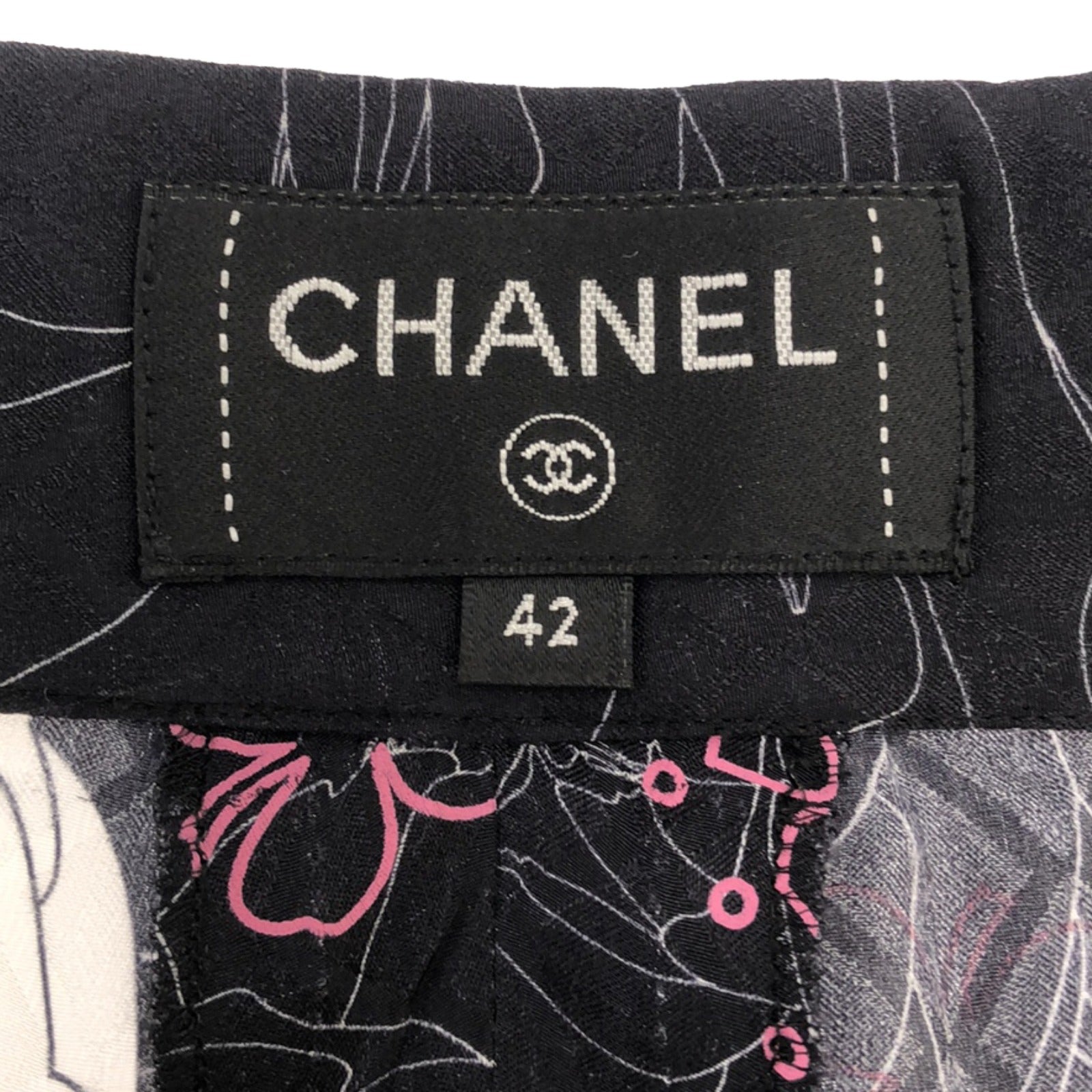 Chanel Silk Pants Black P70058V61582