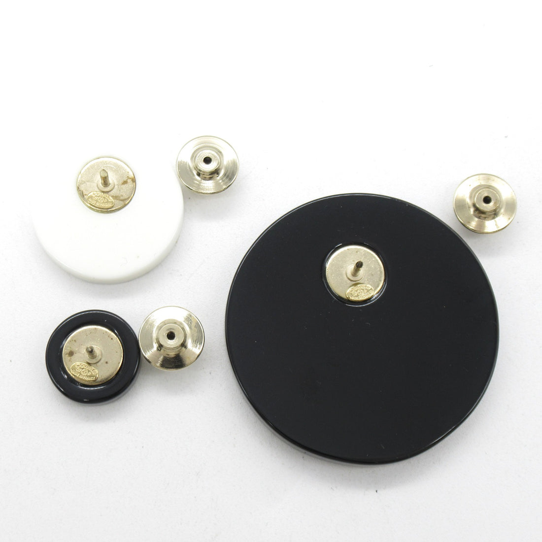 Chanel Coco Pin Brooch Set Plastic Metal