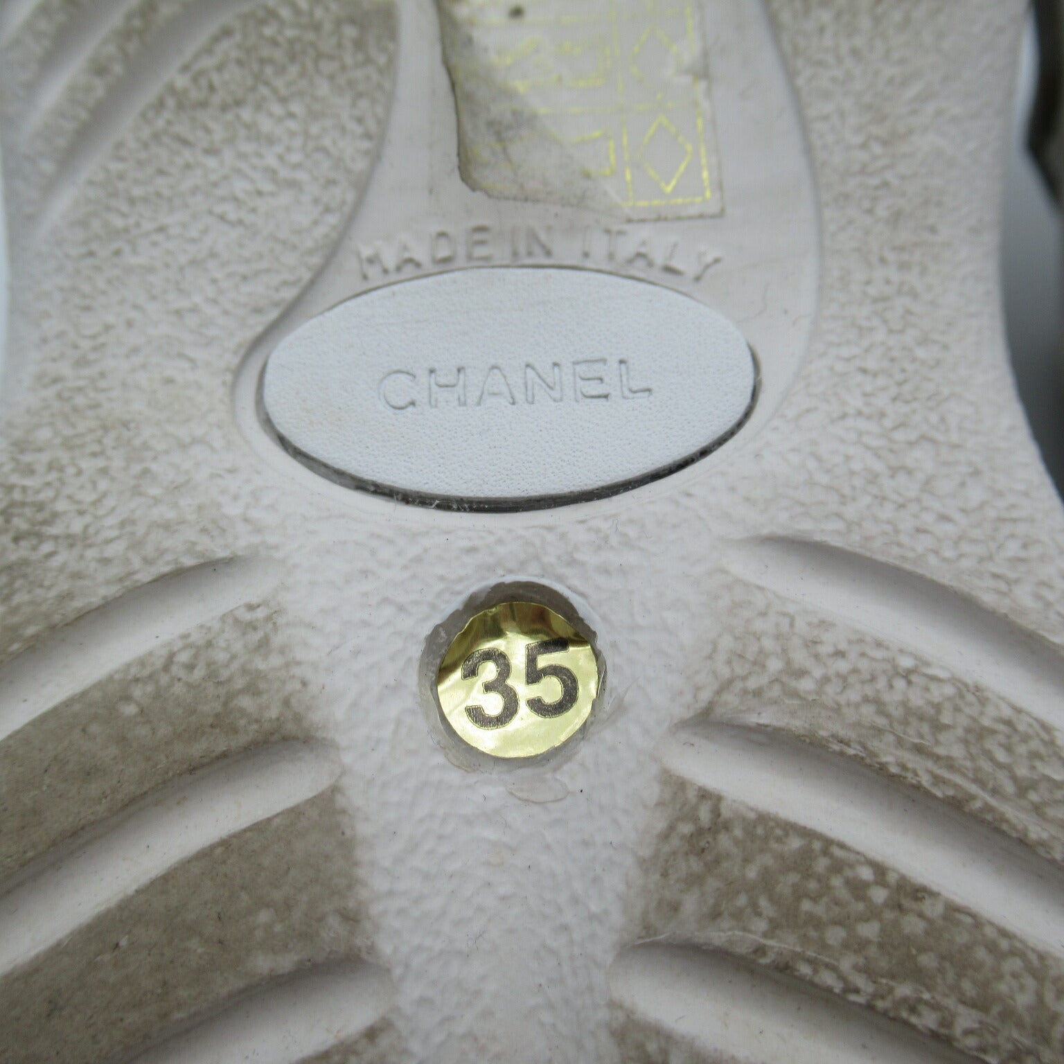 Chanel Women's Rubber Sandals White