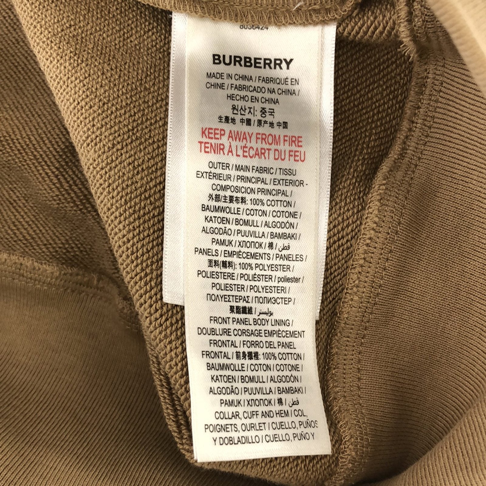 Burberry Kids Cotton Sweatshirt