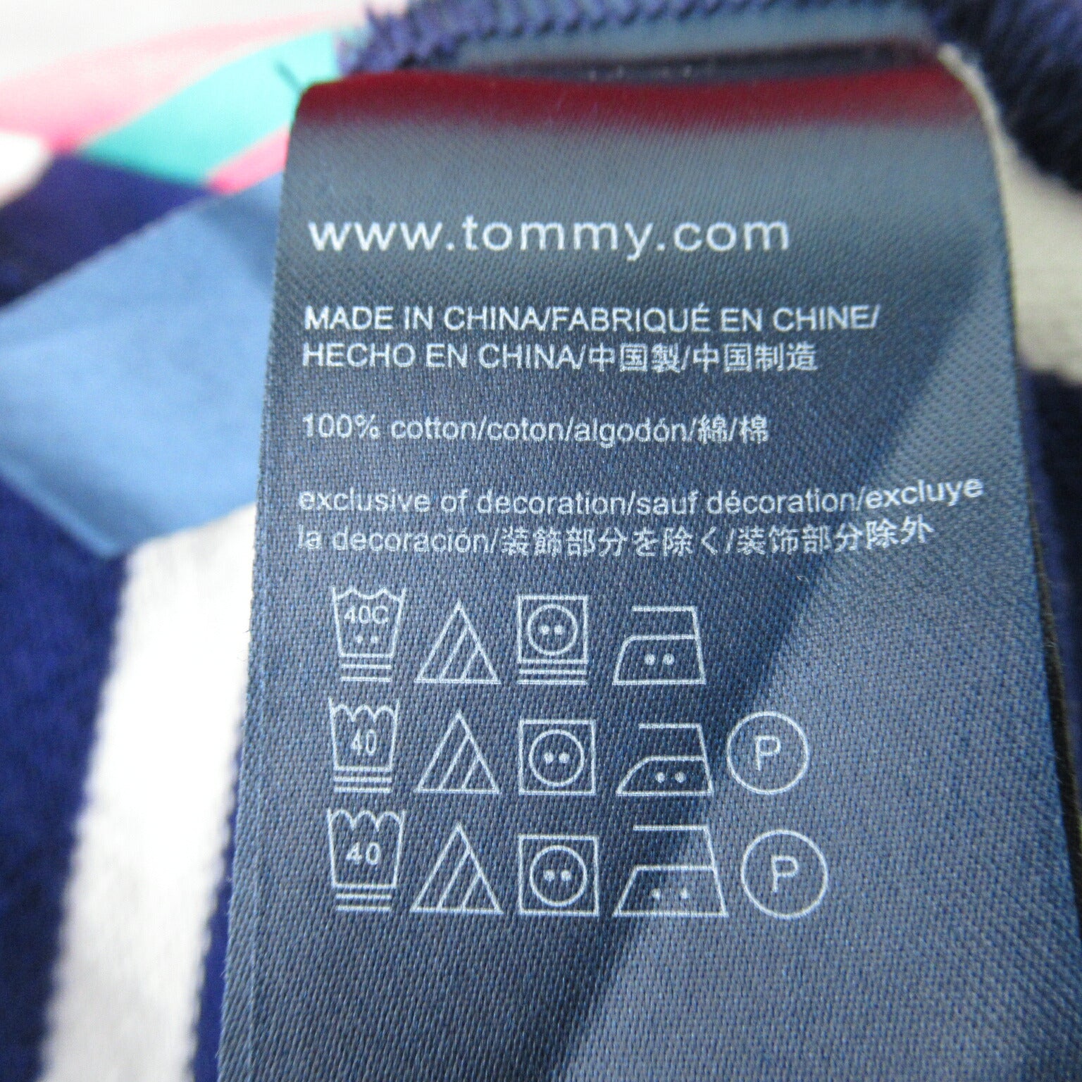 Tommy Hilfiger Cotton Long Sleeve Top