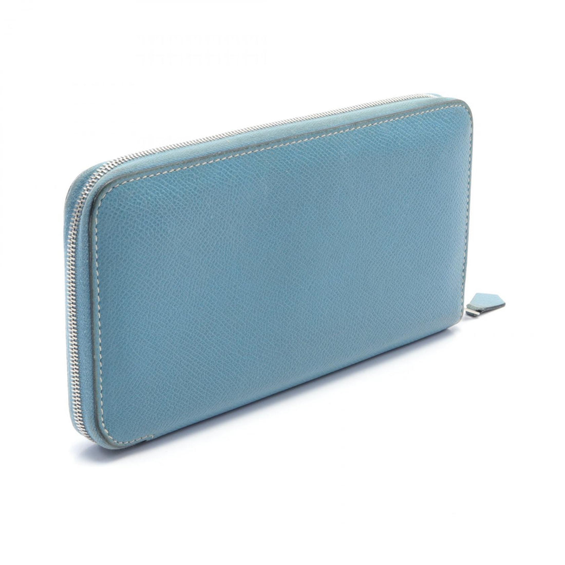 Hermes Azap Long Classic Epsom Wallet Blue