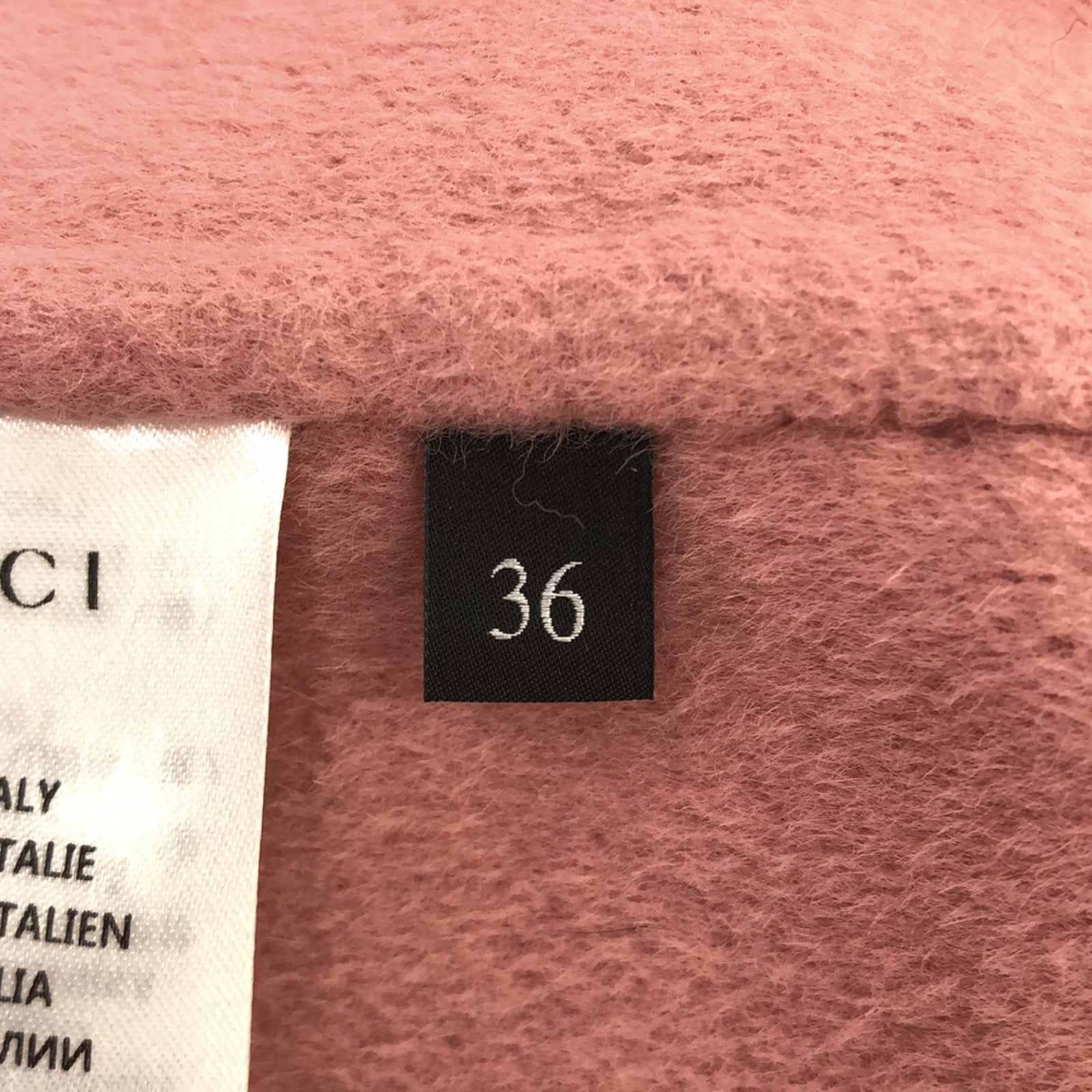 Gucci Pink Wool Coat for Women