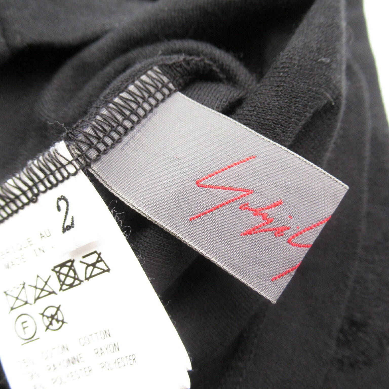 Yohji Yamamoto Cotton Top Black