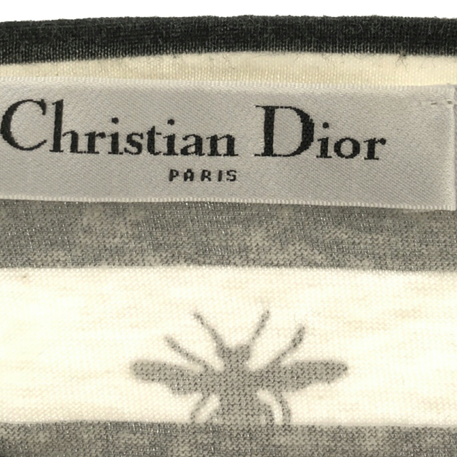 Dior Cotton Border Cutsew Top