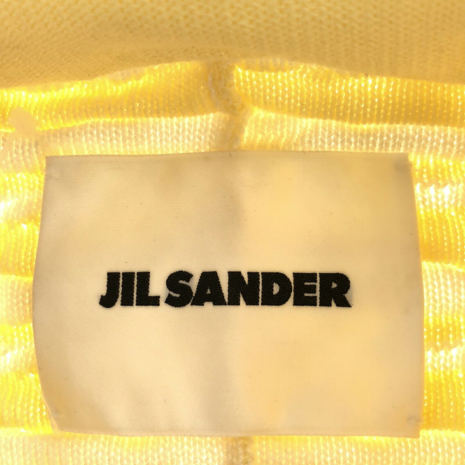 Jil Sander Cotton Summer Sweater Yellow