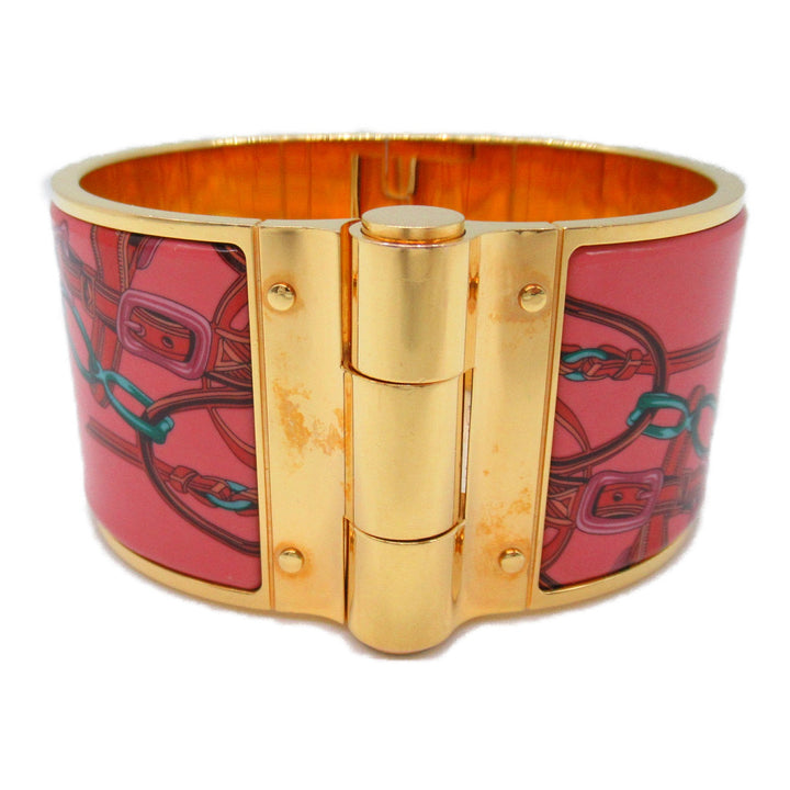 Hermes Gold Enamel Bangle