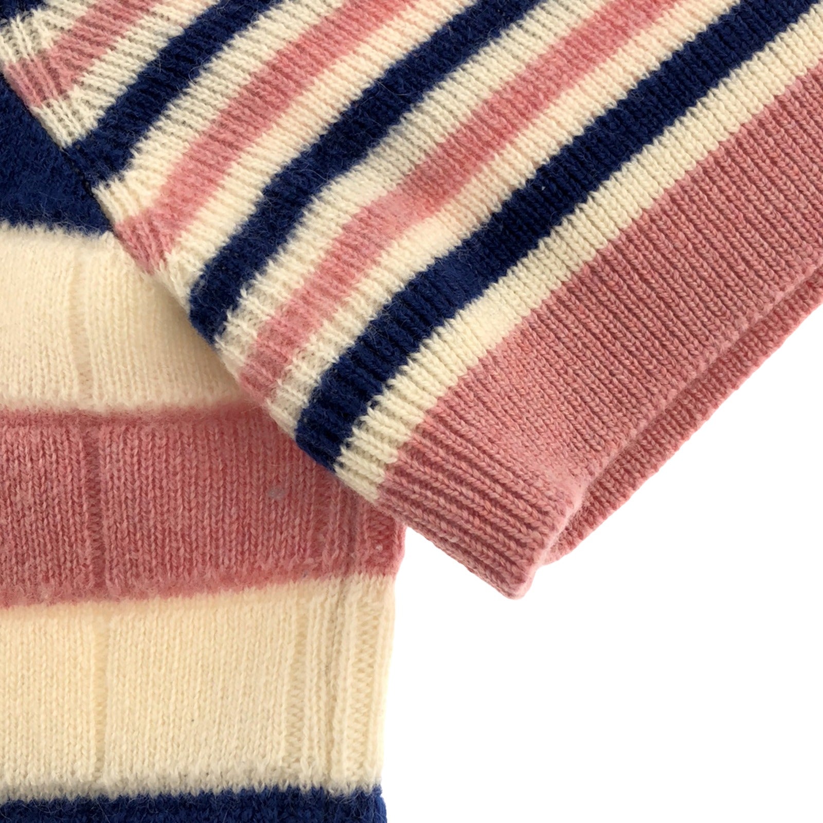 Chanel Cashmere Striped Knit Top