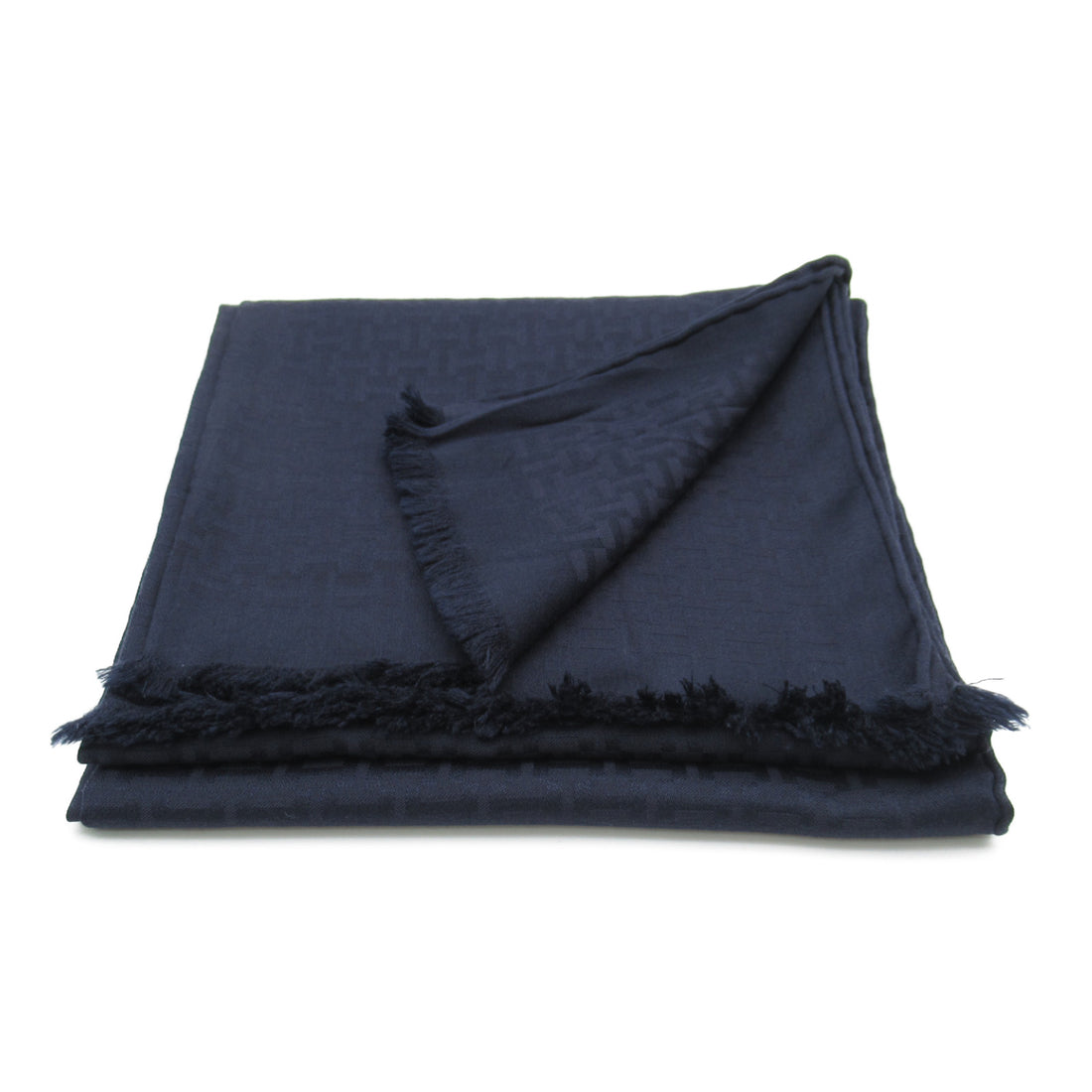 Hermes Cashmere Scarf Navy