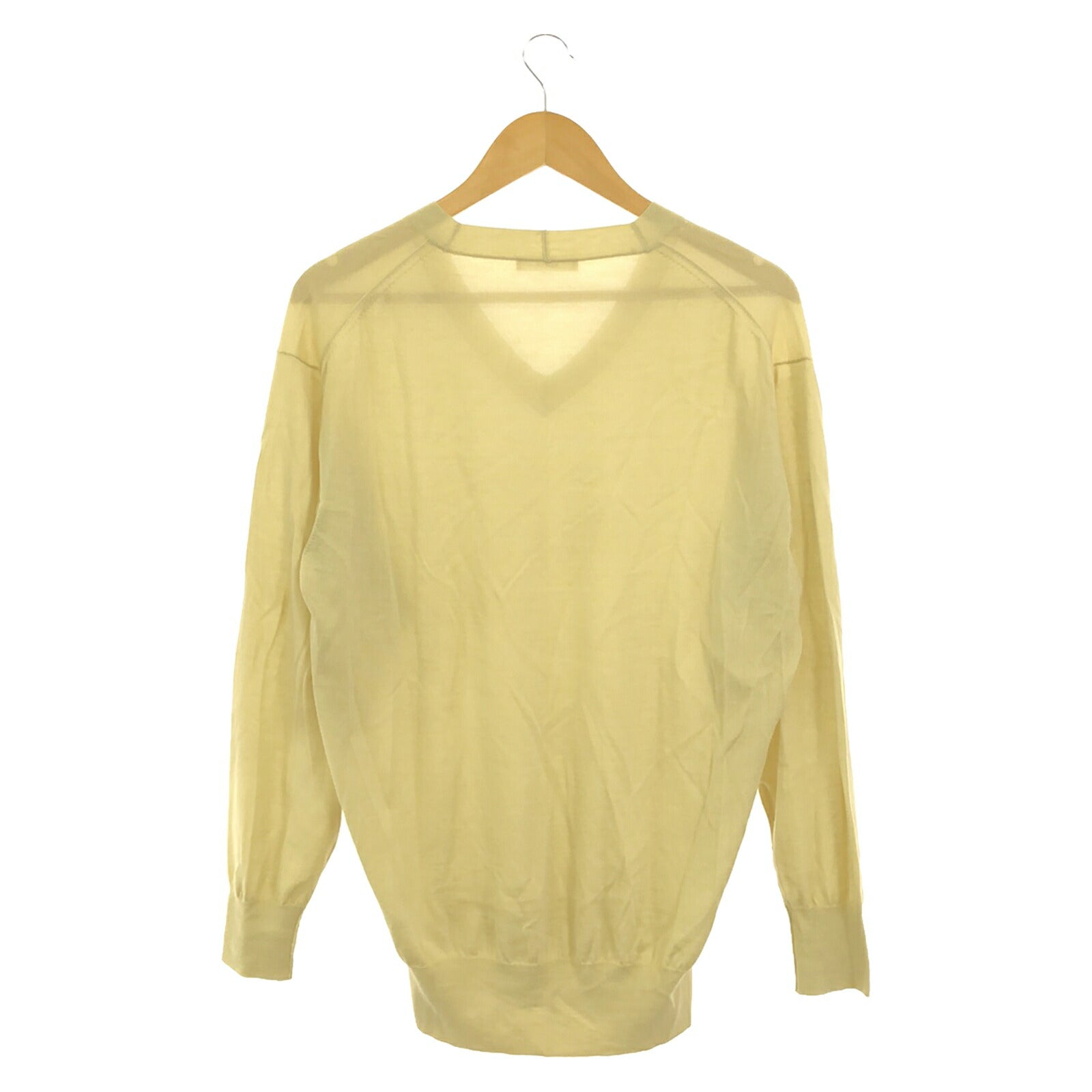 Celine Cashmere Knit Top Yellow