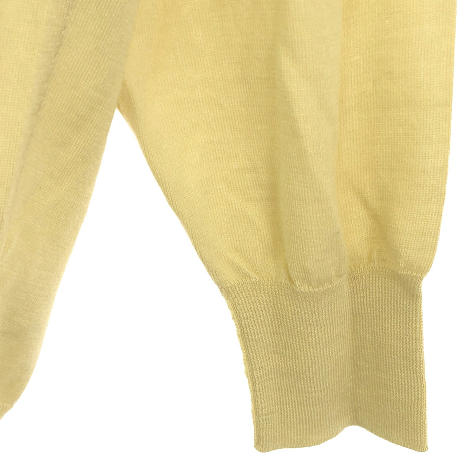 Celine Cashmere Knit Top Yellow