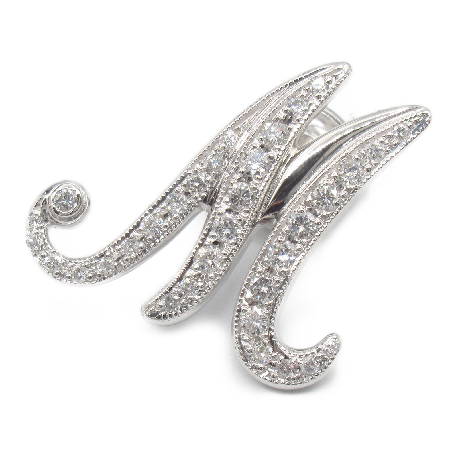 Platinum Diamond Brooch Jewelry