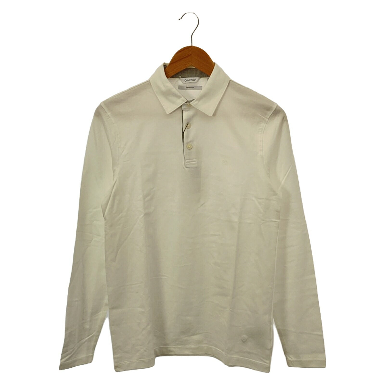 Calvin Klein Cotton Long Sleeve Polo Shirt