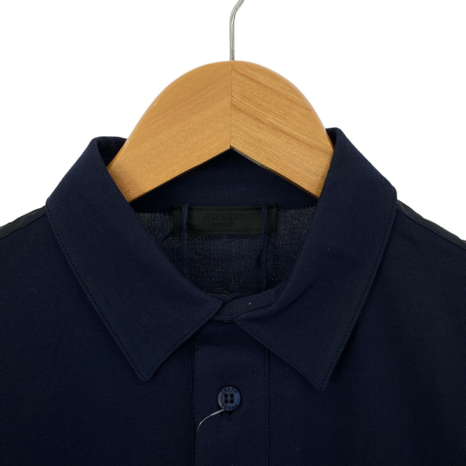 Prada Cotton Long Sleeve Polo Shirt