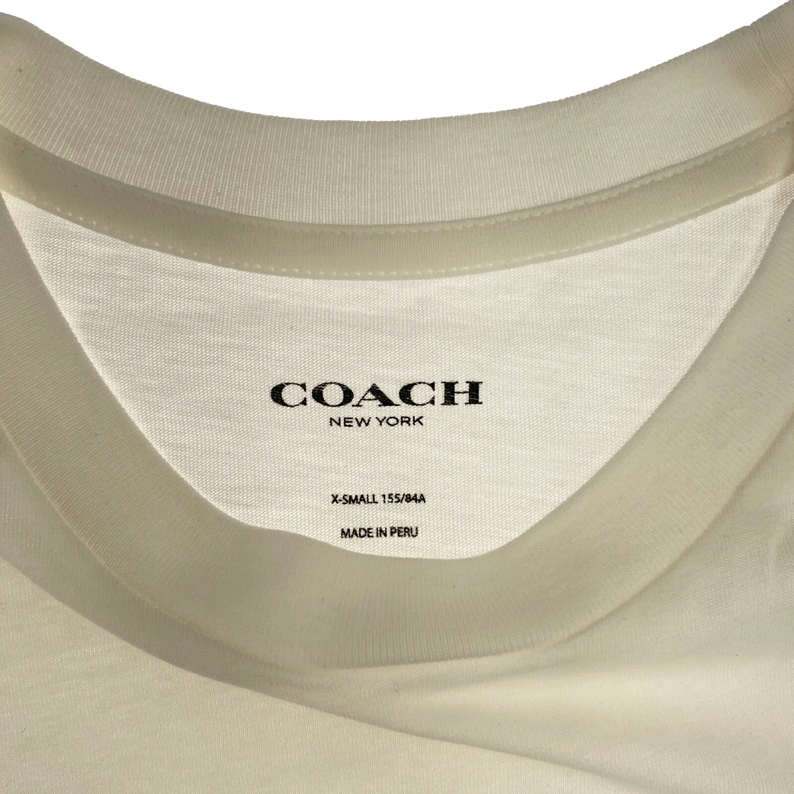 Coach Cotton T-Shirt White 233092