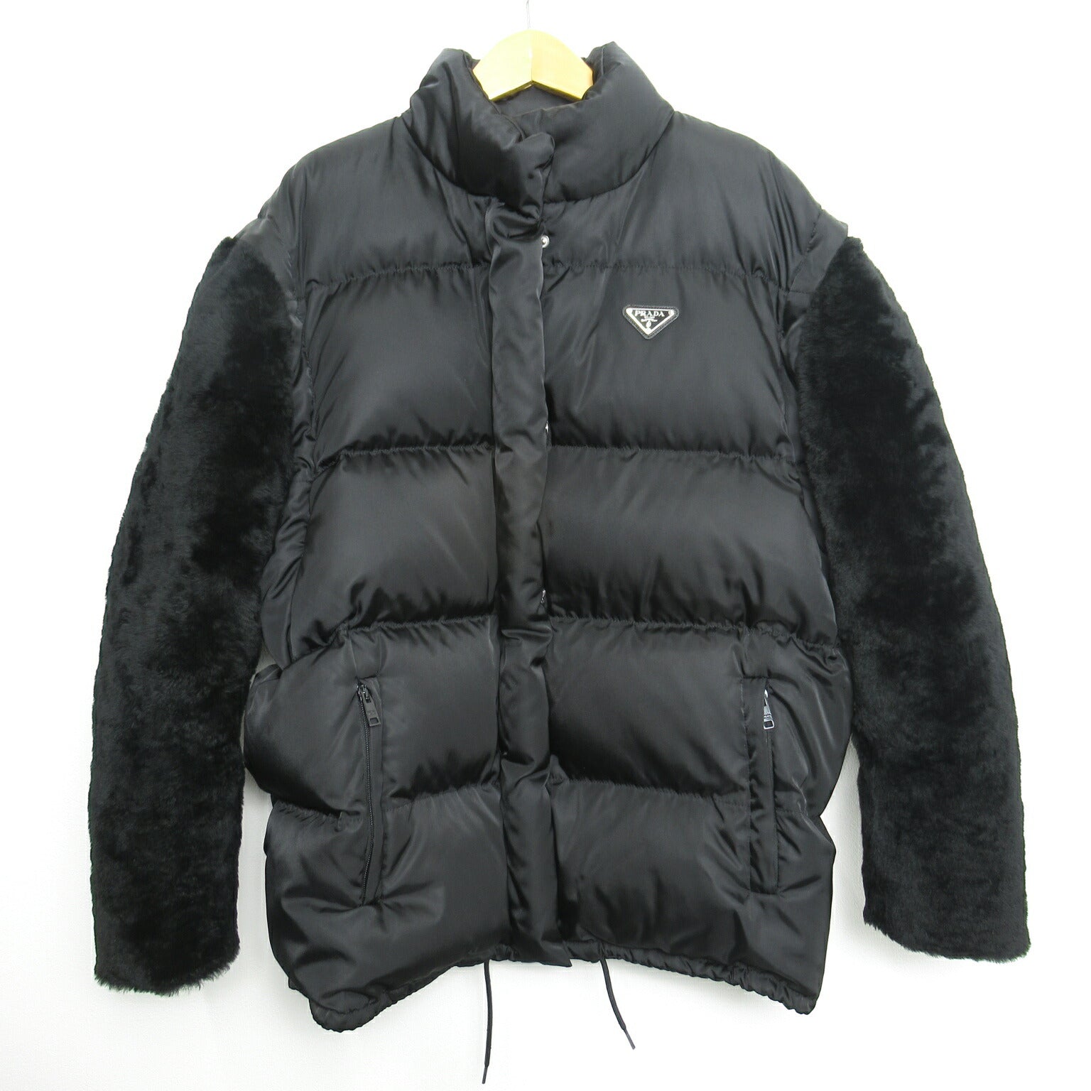 Prada Re-Nylon Down Jacket Black