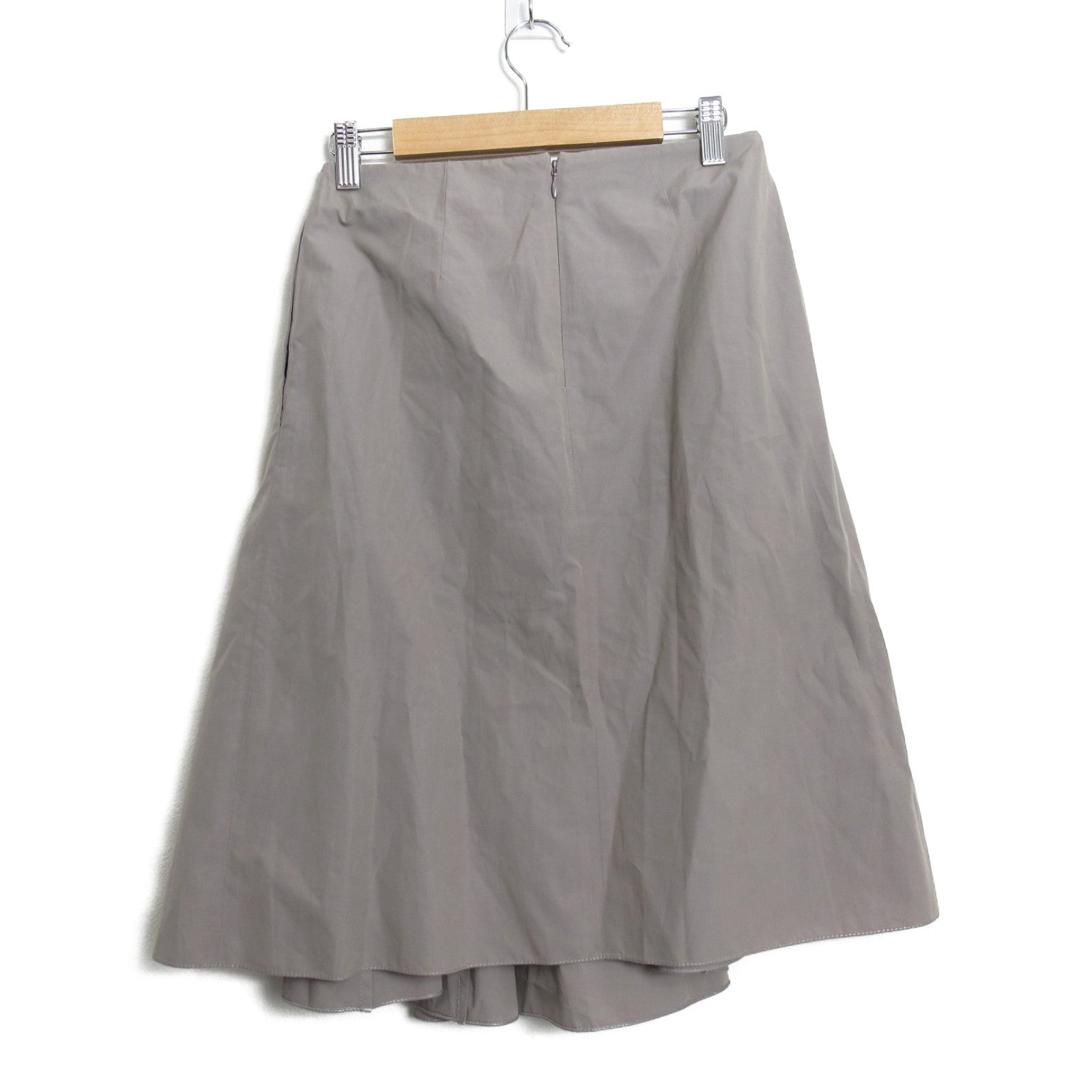 JIL SANDER Cotton Skirt Gray