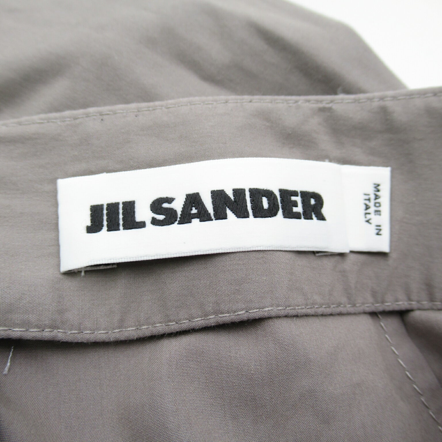 JIL SANDER Cotton Skirt Gray