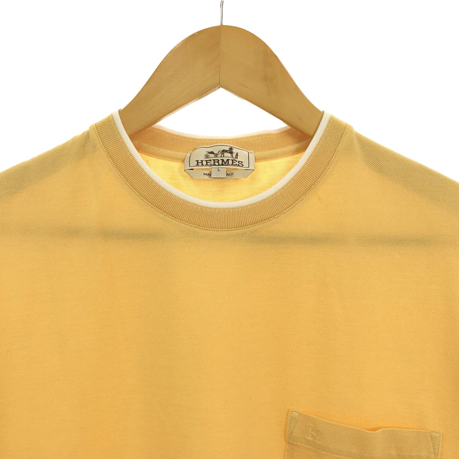 Hermes Cotton T-Shirt Yellow