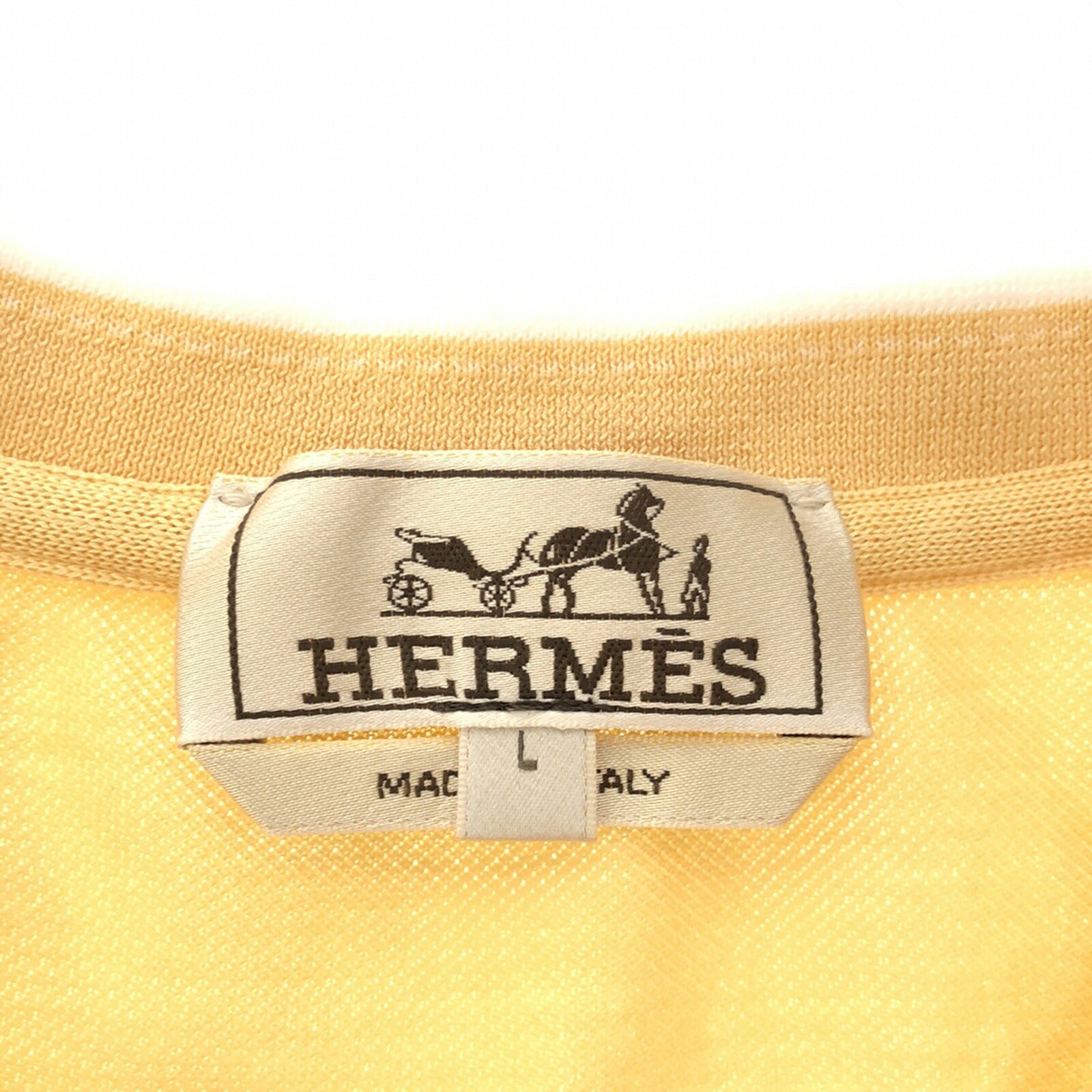 Hermes Cotton T-Shirt Yellow