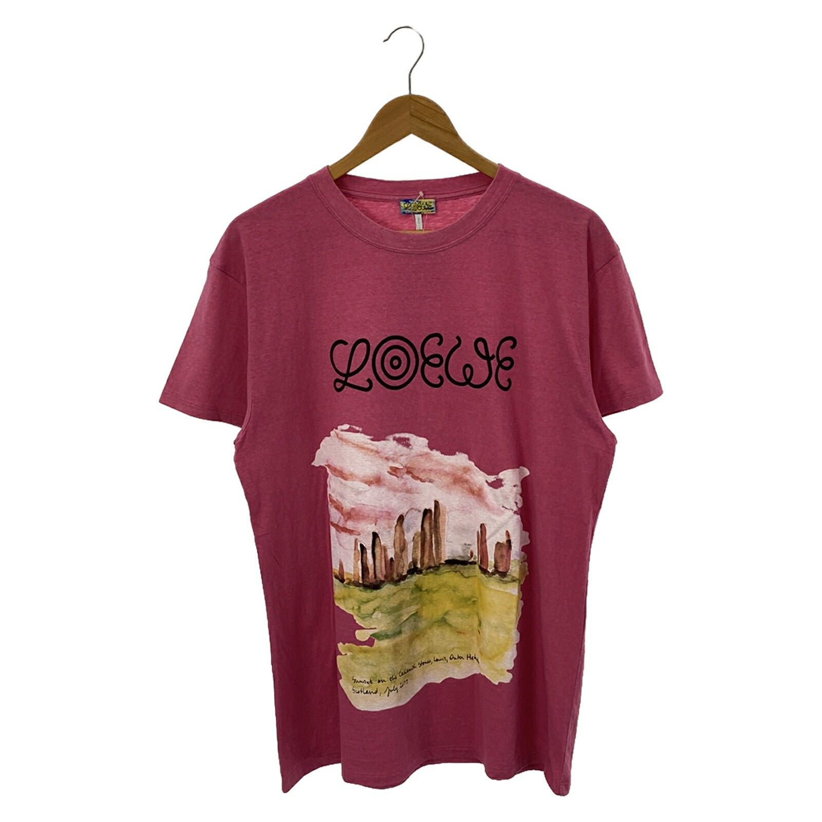 Loewe Cotton T-Shirt Pink