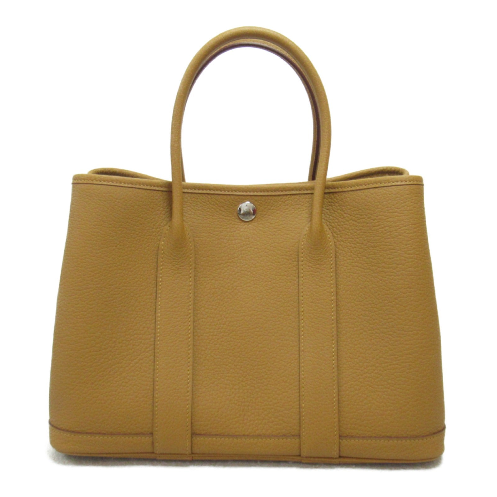 Hermes Garden TPM Biscuit Leather Tote Bag