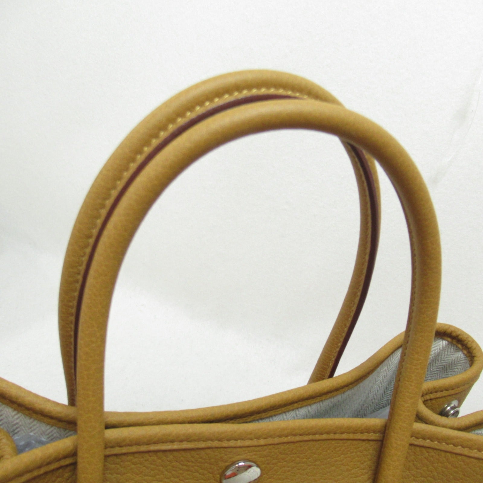 Hermes Garden TPM Biscuit Leather Tote Bag