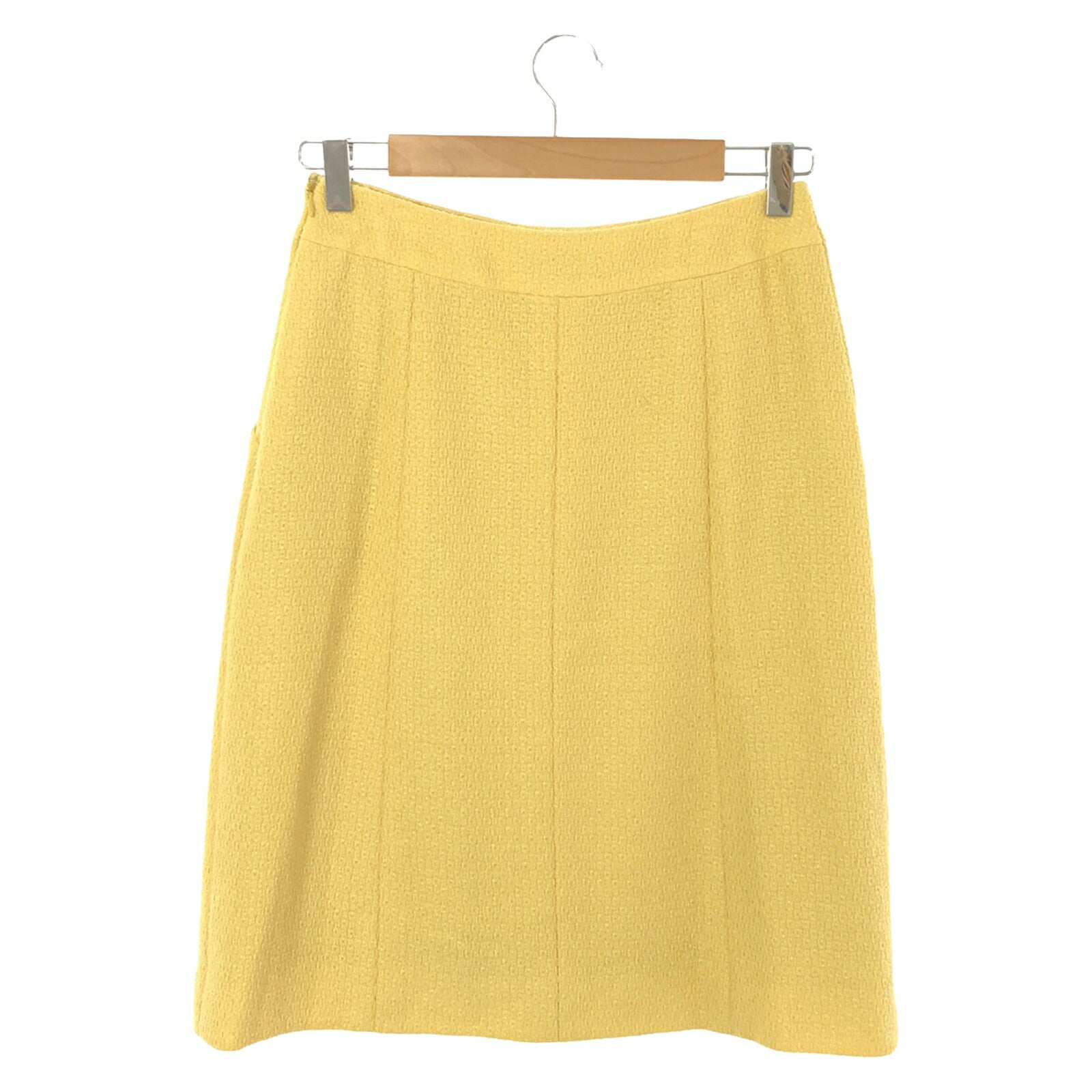 Chanel Wool Skirt Yellow P18109V10311