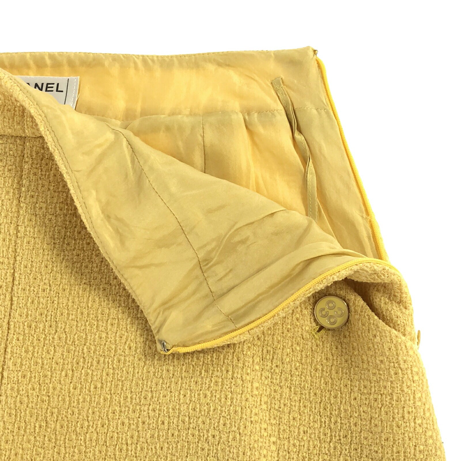 Chanel Wool Skirt Yellow P18109V10311