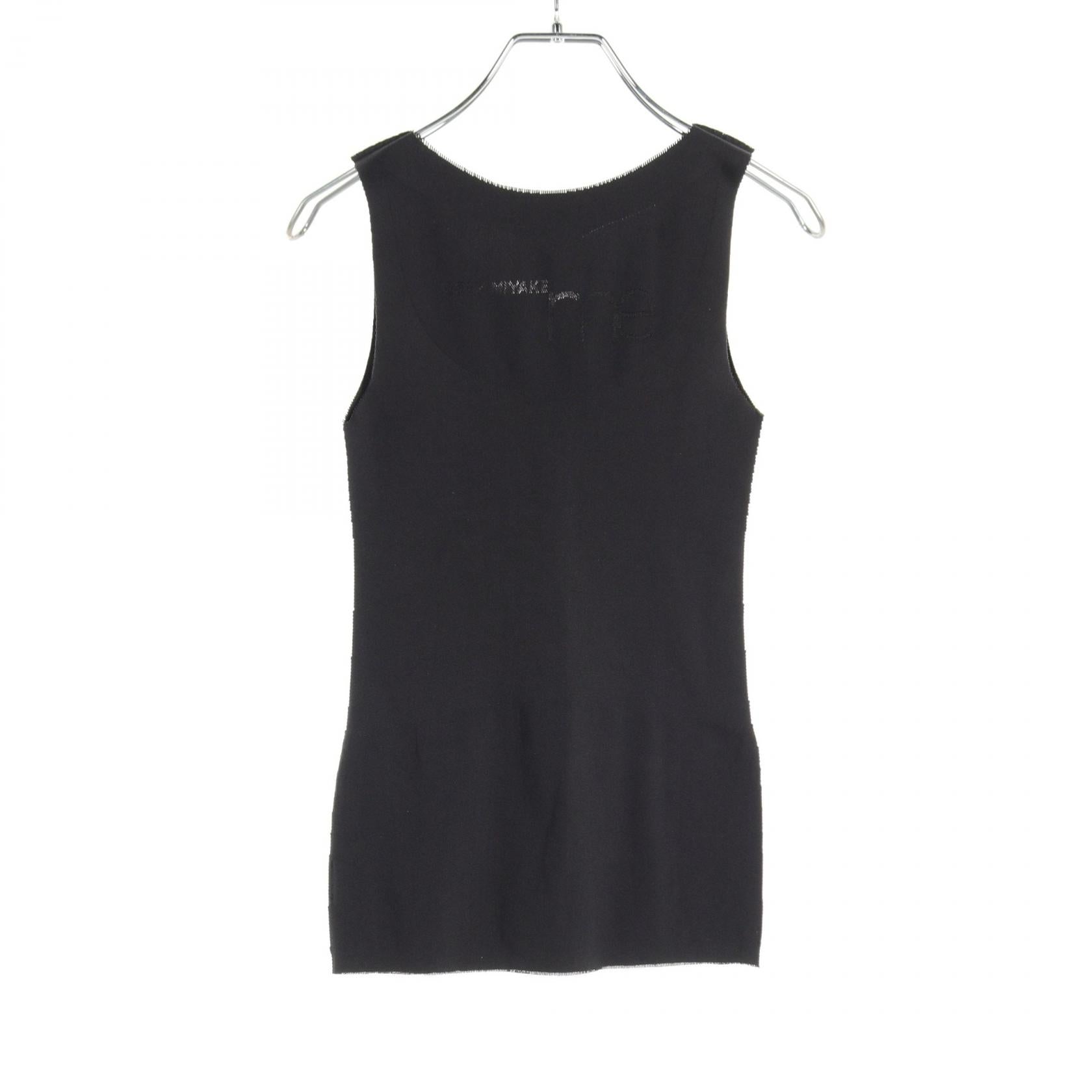 Issey Miyake Nylon Tank Top Black