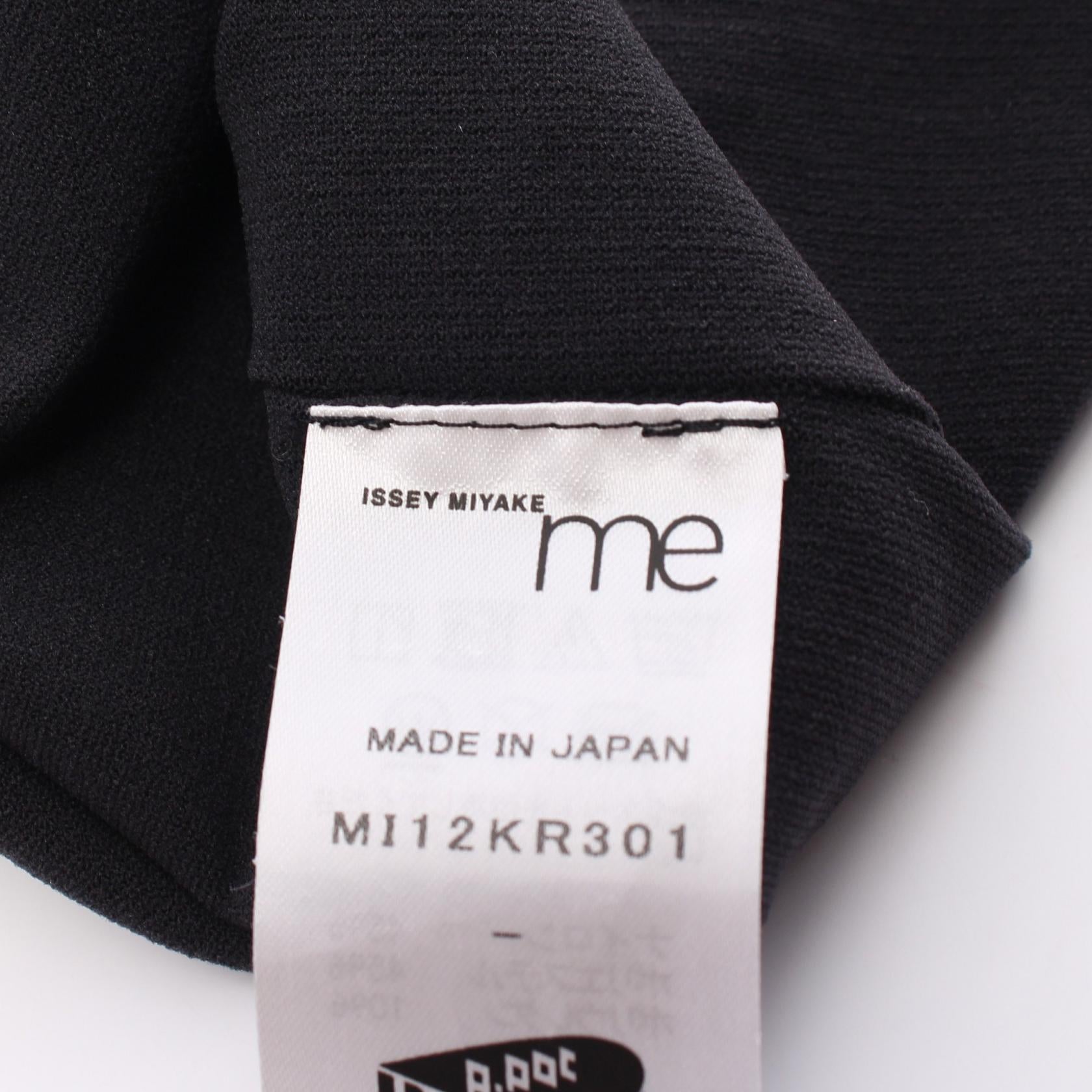 Issey Miyake Nylon Tank Top Black