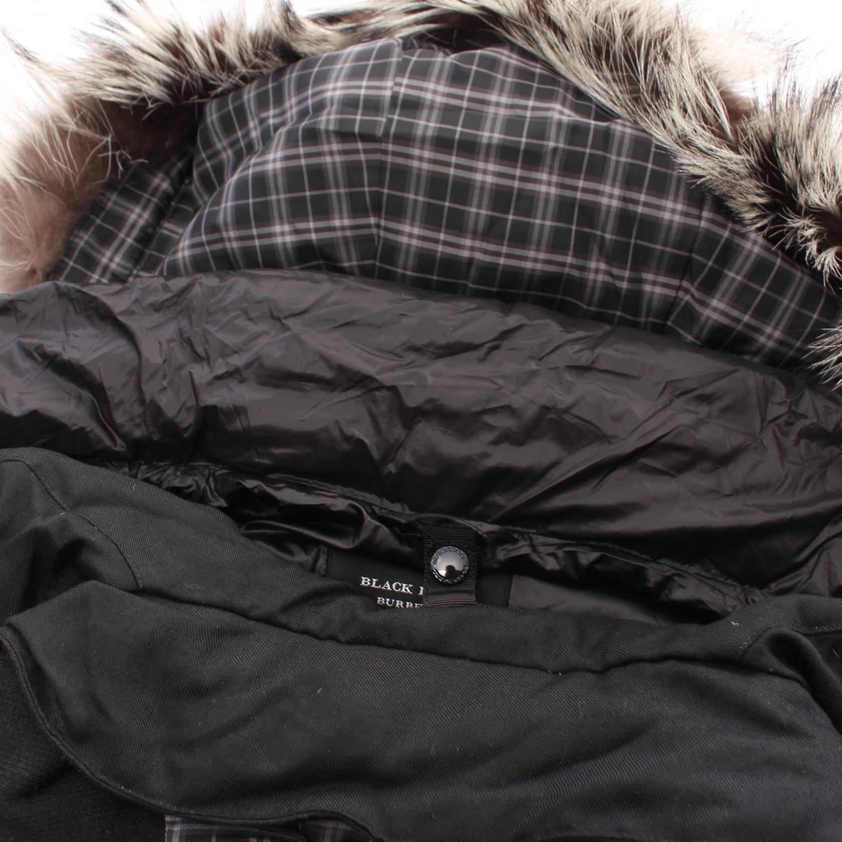 Burberry Nylon Down Jacket Black Men