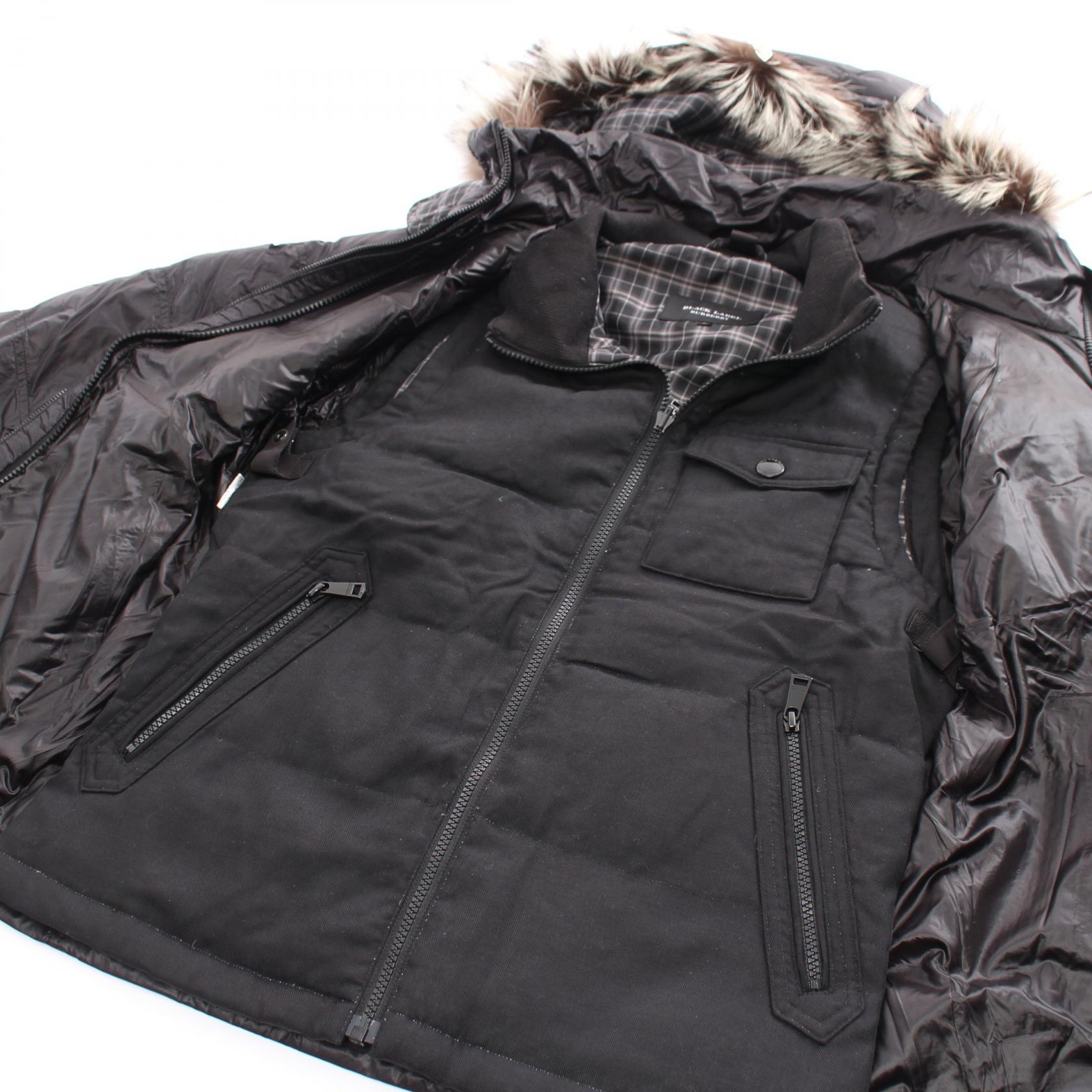 Burberry Nylon Down Jacket Black Men