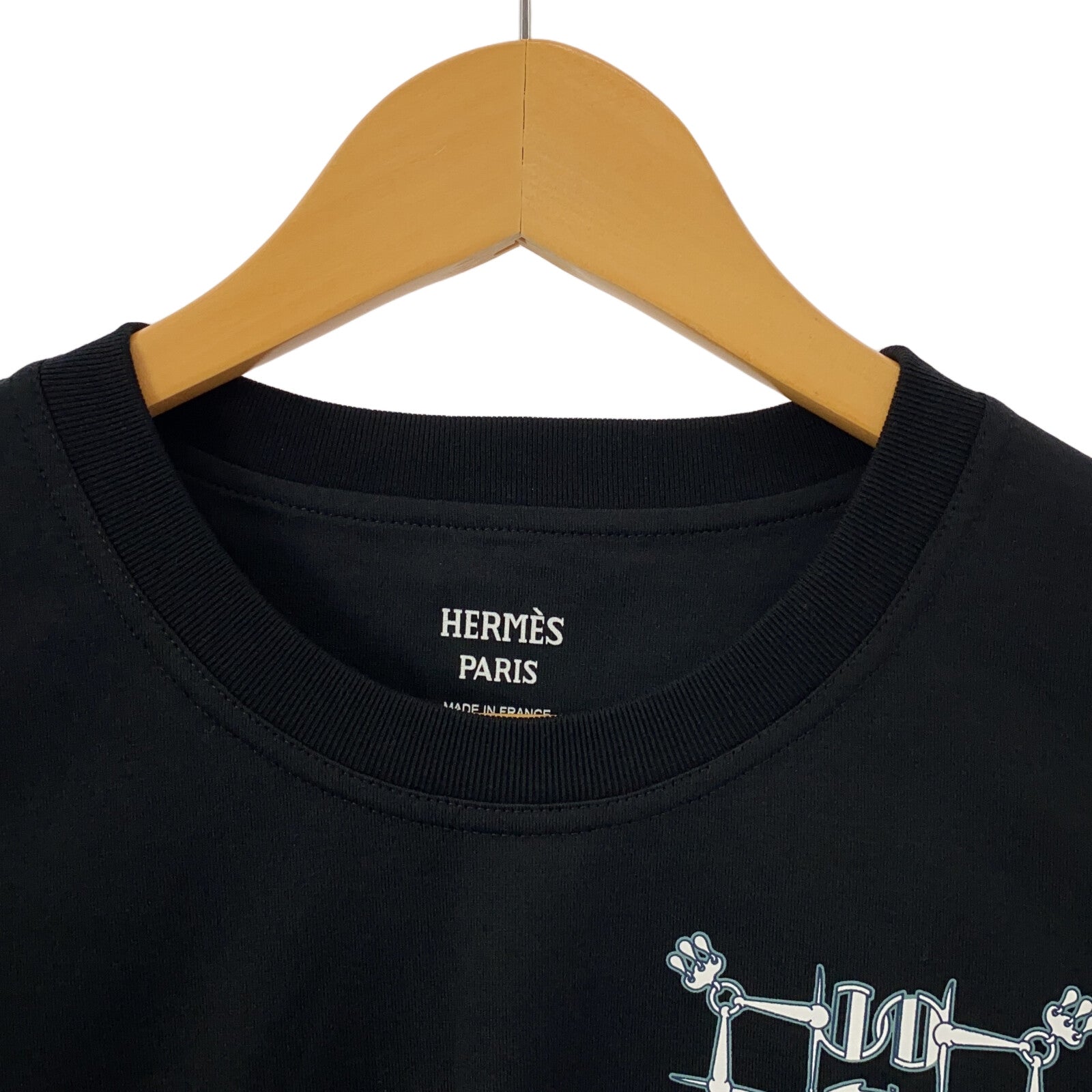 Hermes Cotton T-Shirt Black