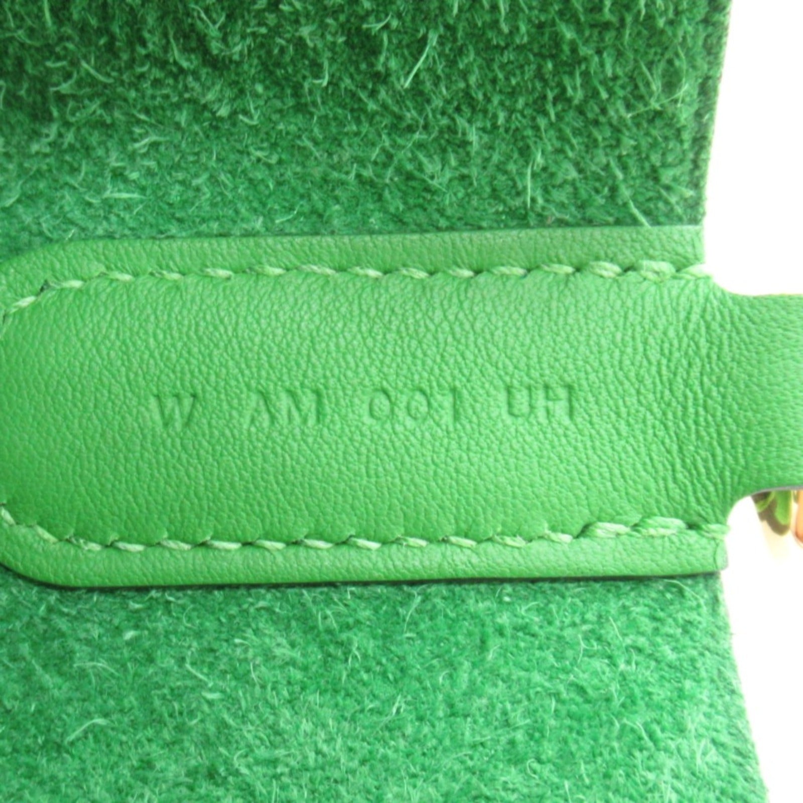 Hermes In The Loop 18 Leather Handbag Green