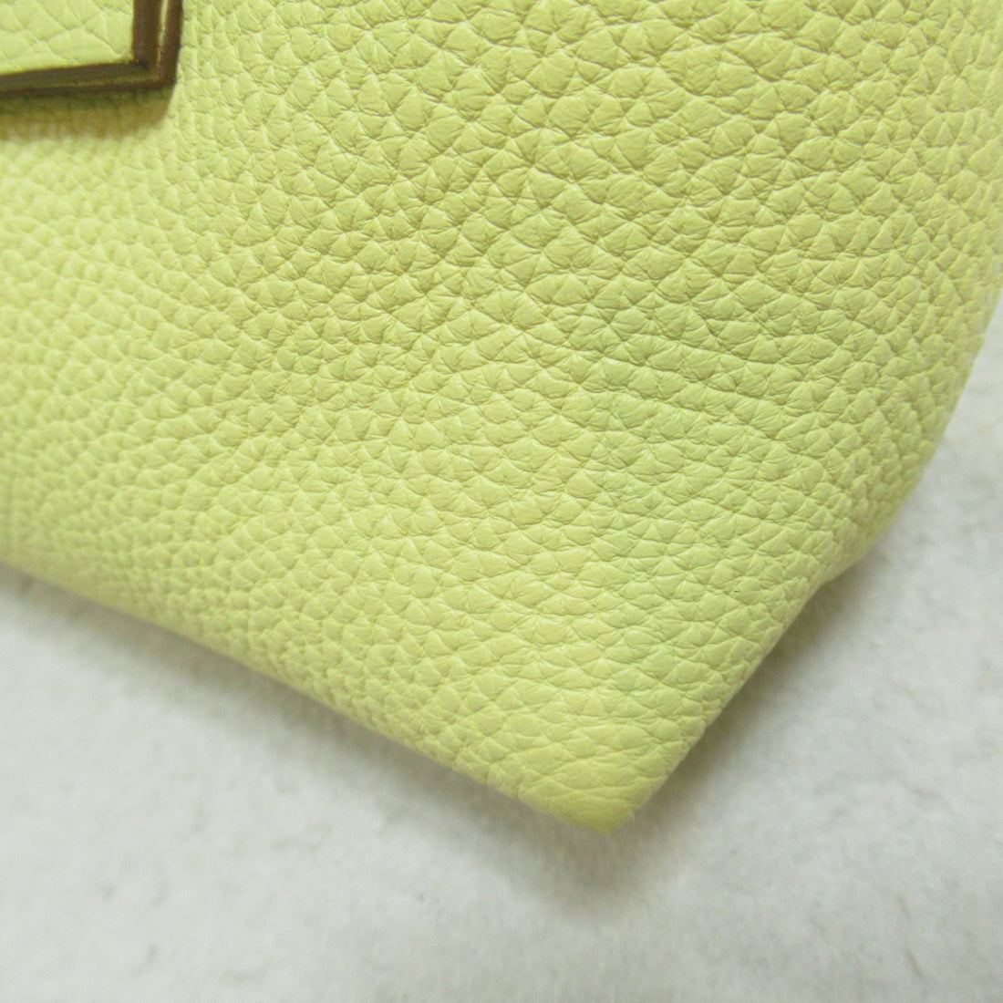 Hermes Cavaselie 31 Yellow Leather Shoulder Bag