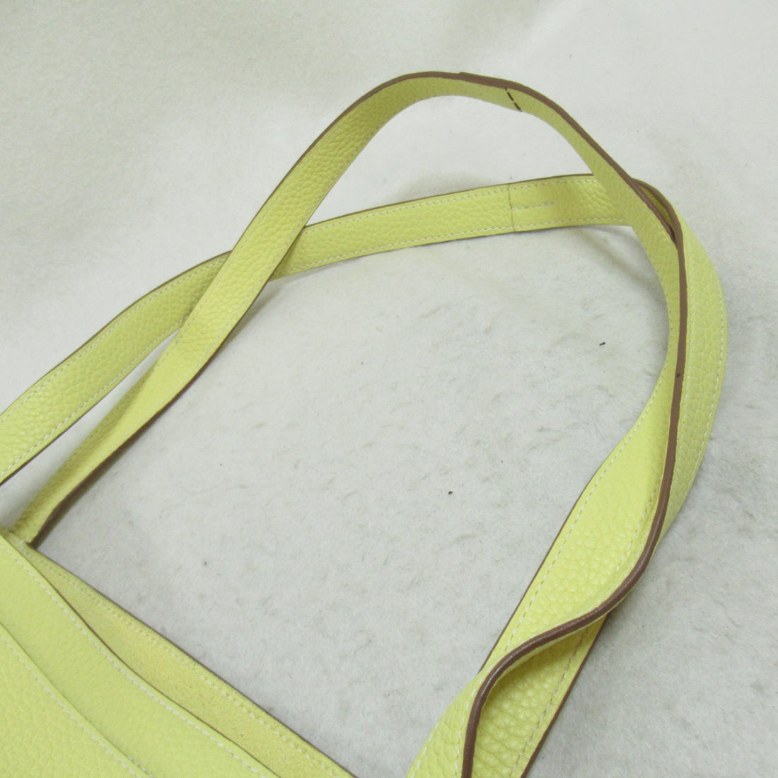 Hermes Cavaselie 31 Yellow Leather Shoulder Bag