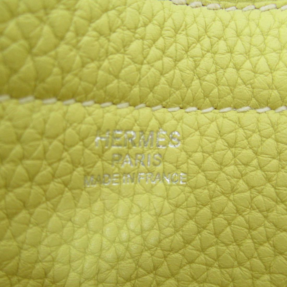 Hermes Cavaselie 31 Yellow Leather Shoulder Bag