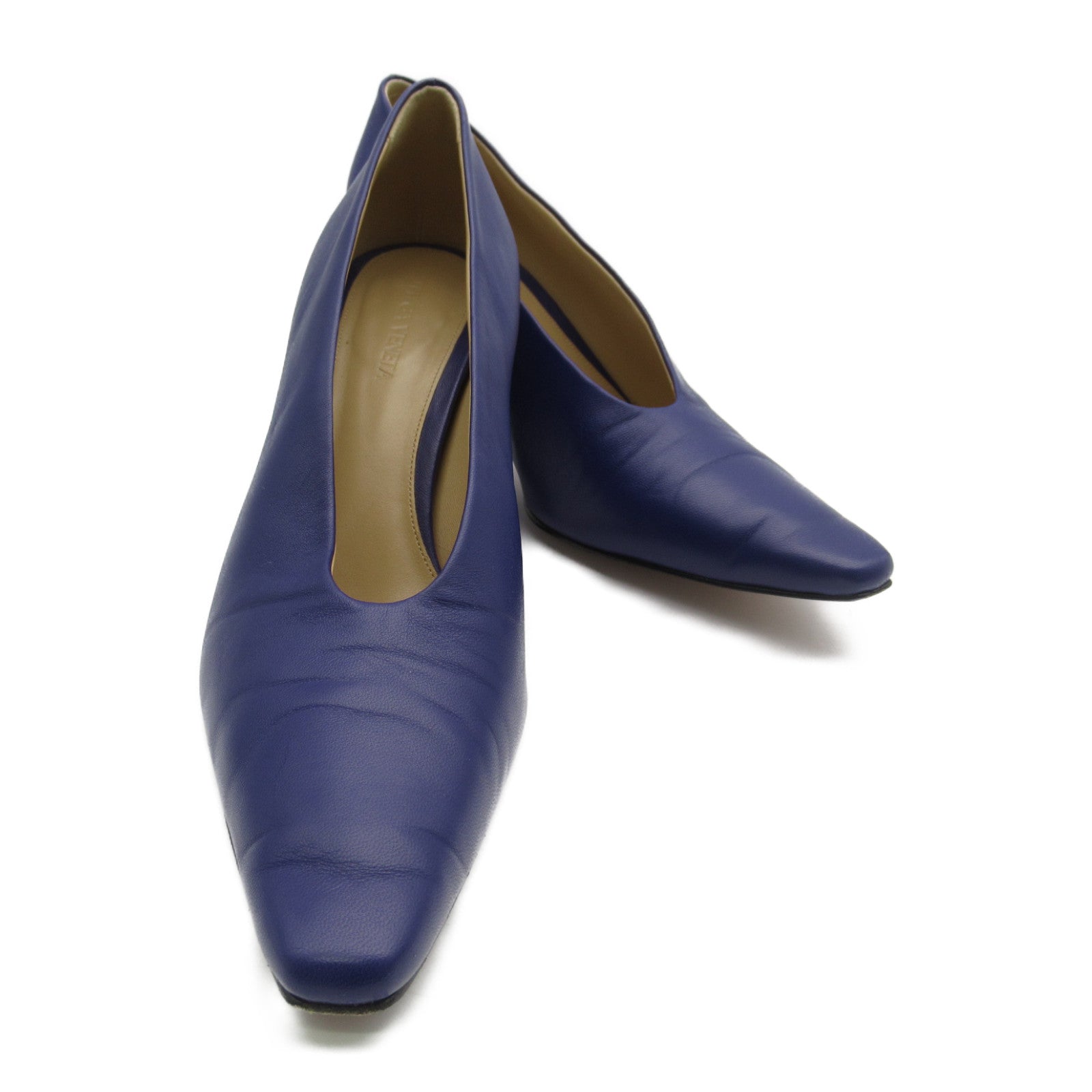 Bottega Veneta Leather Pumps Purple