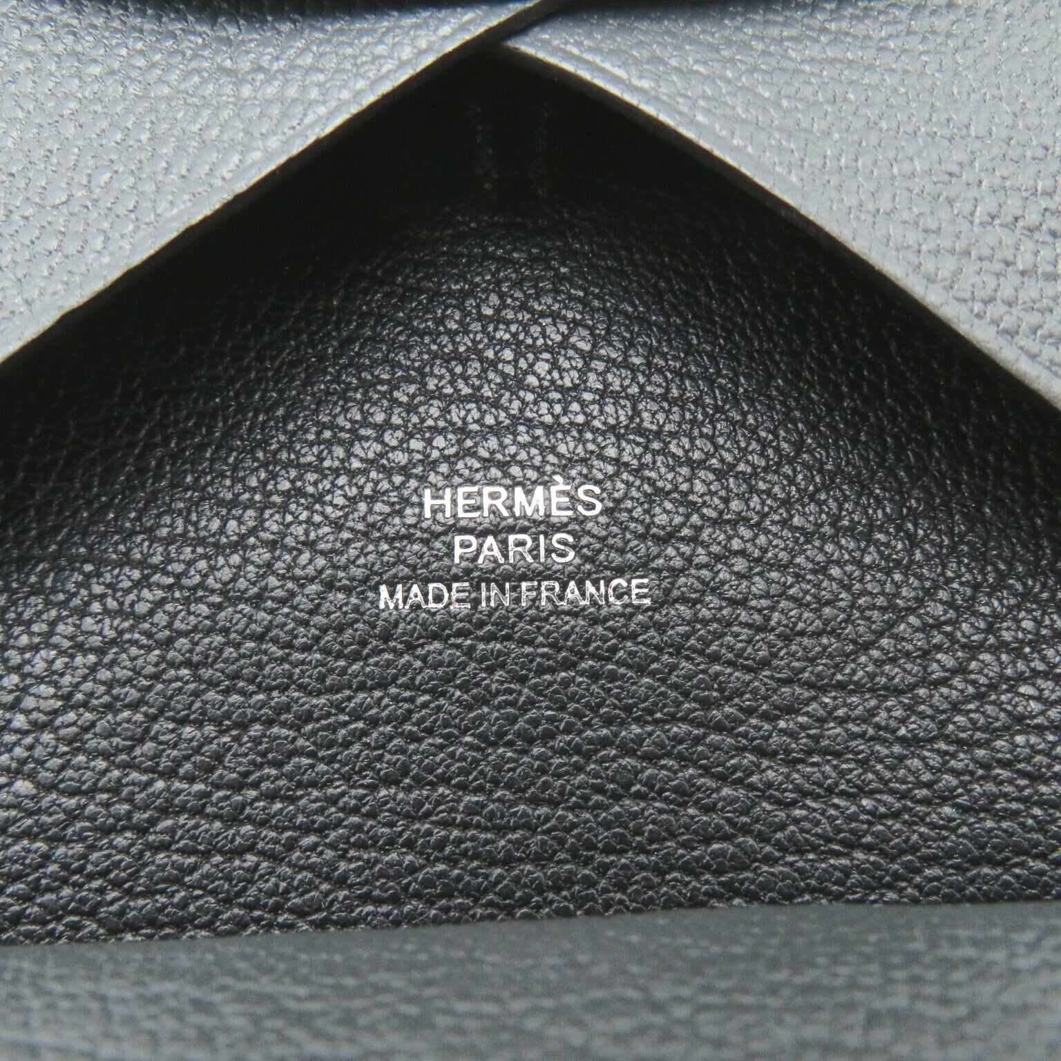 Hermes Calvi Duo Leather Card Case