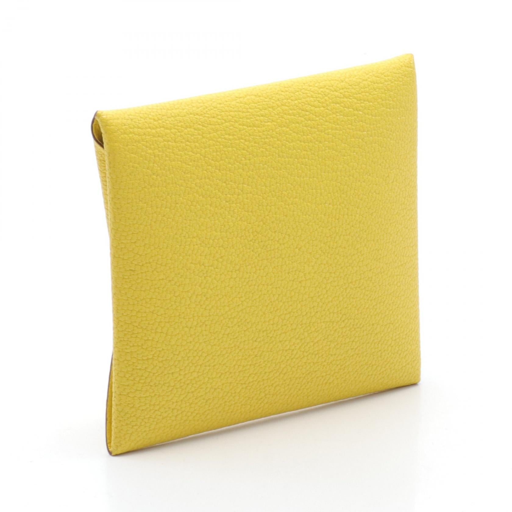 Hermes Bastia Coin Case Yellow