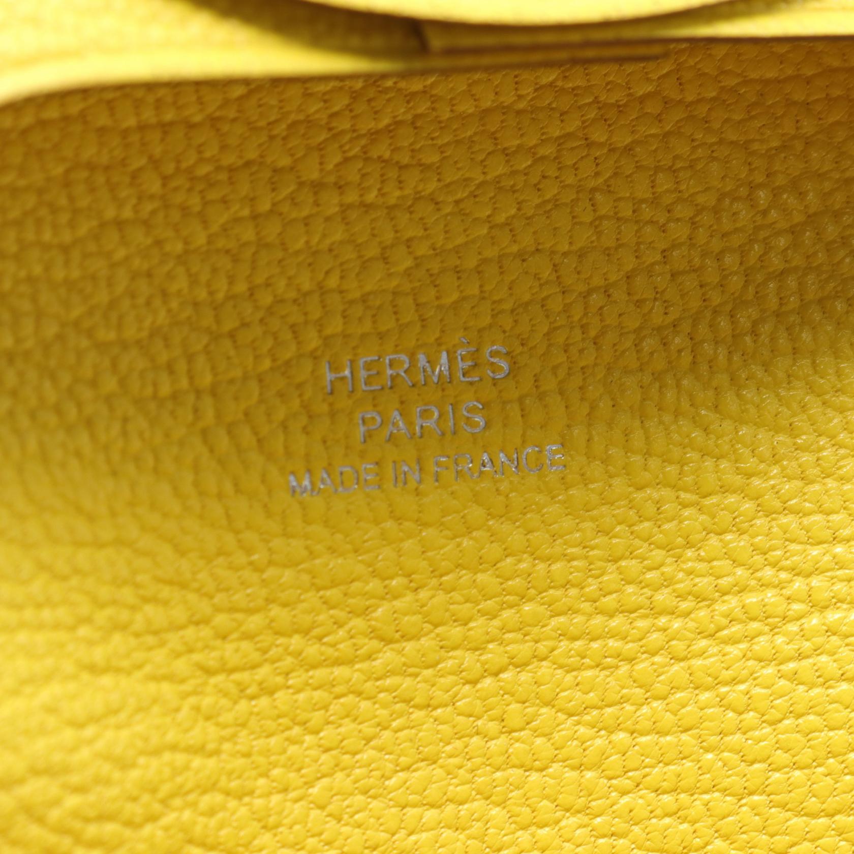 Hermes Bastia Coin Case Yellow