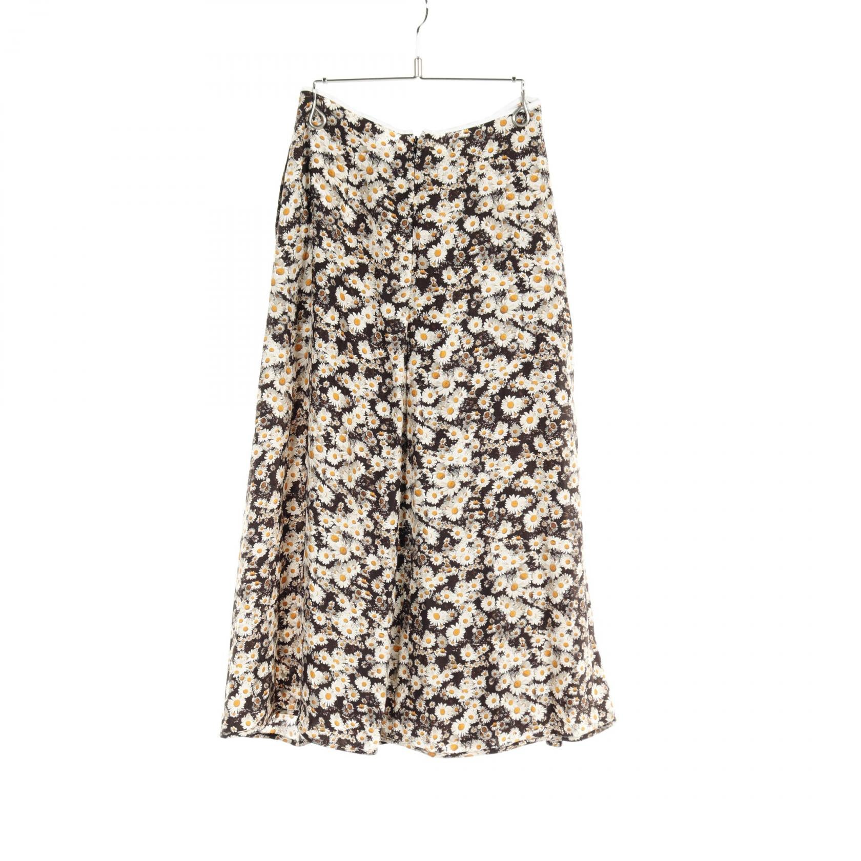 Stella McCartney Silk Skirt Brown Multi 600848