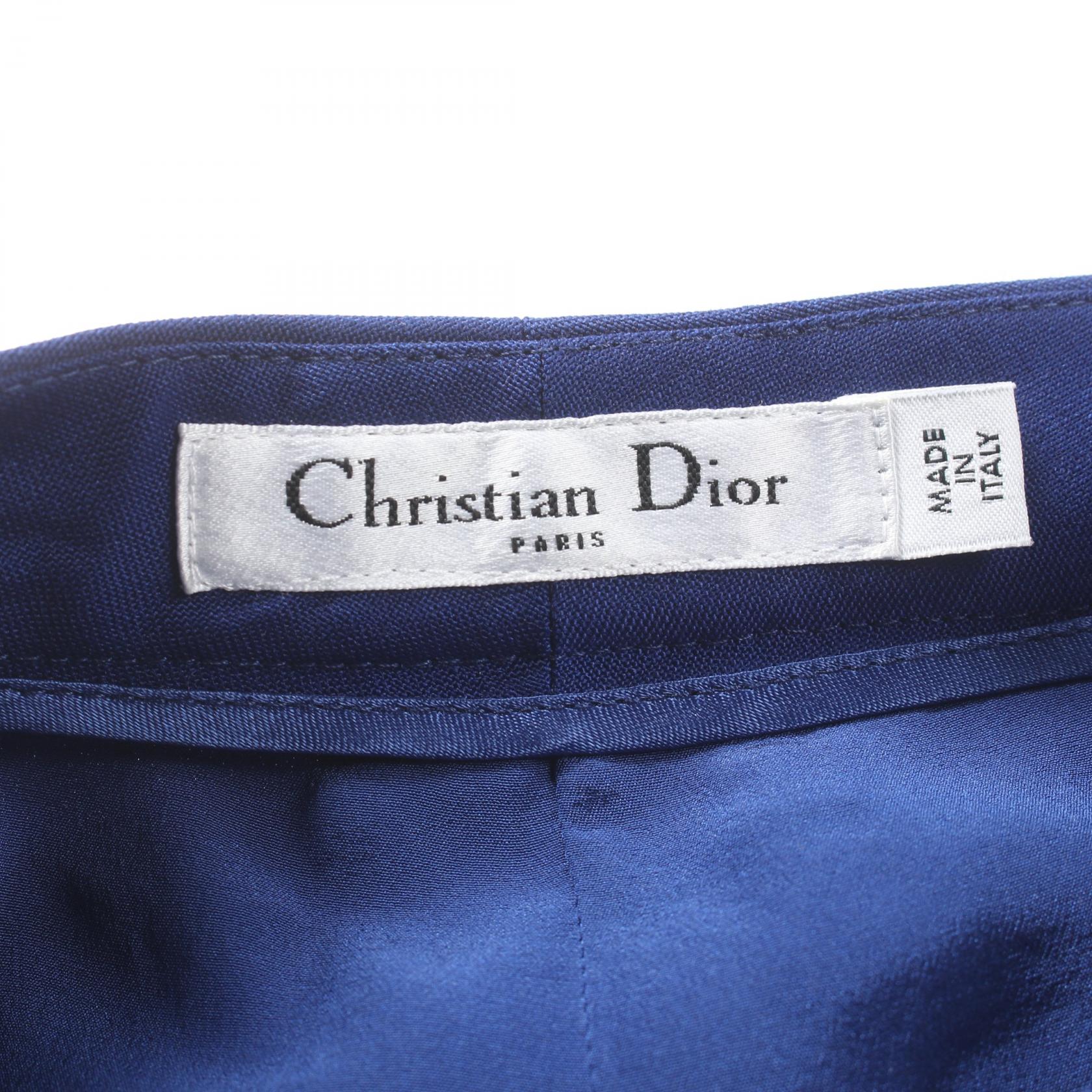 Dior Wool Mohair Pants Women