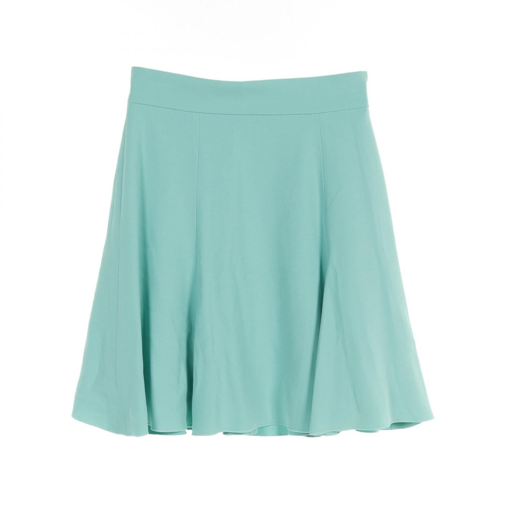 Dolce & Gabbana Rayon Skirt Green