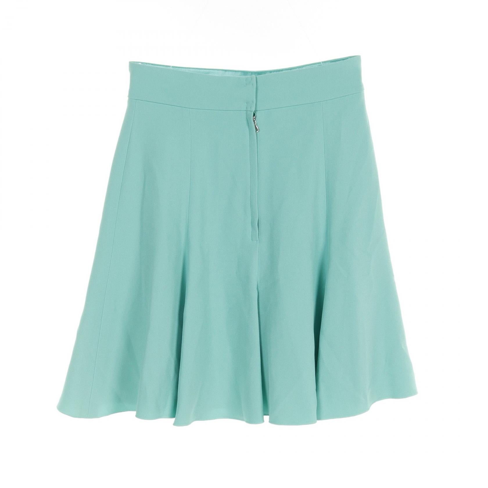 Dolce & Gabbana Rayon Skirt Green