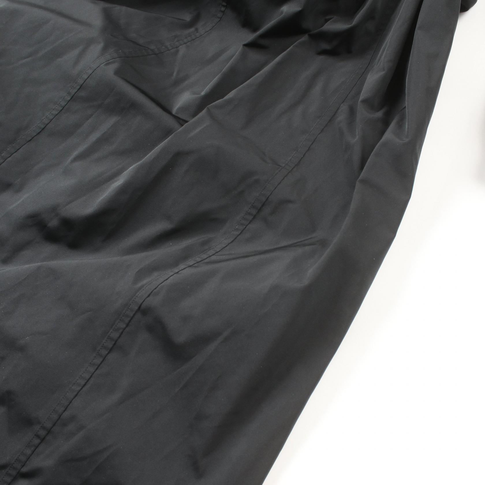 The Row Silk Polyester Trench Coat Black