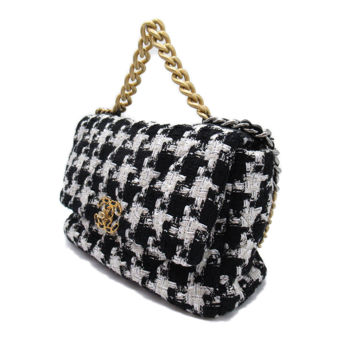 Chanel Tweed CHANEL19 Chain Shoulder Bag